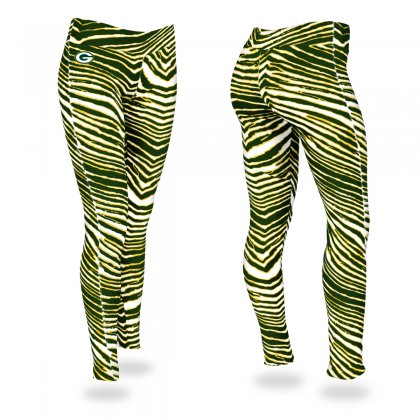 Zubaz NFL Women's Green Bay Packers Brushed Paint Team Color