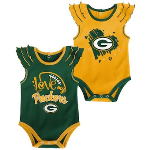 Green Bay Packers Newborn & Infant Three-Pack Eat, Sleep & Drool Retro  Bodysuit Set - Green/Gold/Heather Gray